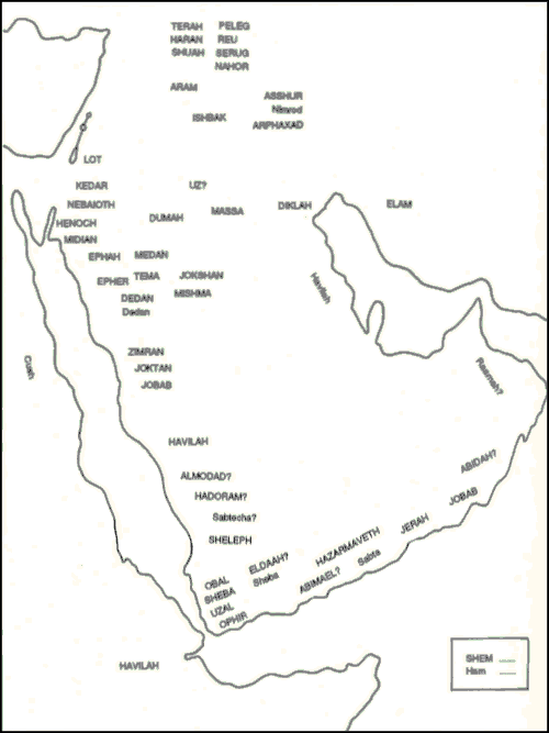 Semitic majority of Arabian
Paninsula